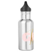 Roze Meisje Gouden Baas Waterfles (Links)