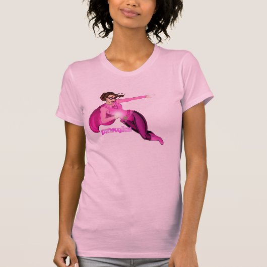 Roze meisje Grafisch T-shirt (Voorkant)