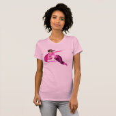 Roze meisje Grafisch T-shirt (Voorkant volledig)