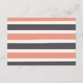 Roze Meisje Halloween Baby shower Display Shower Informatiekaartje (Achterkant)