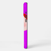 roze meisje iPhone hoesje (Linkerkant)