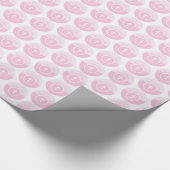 , Roze meisje Kind van God Baptisme Cadeaupapier (Hoek)