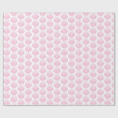 , Roze meisje Kind van God Baptisme Cadeaupapier (Vlak)