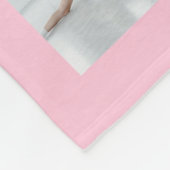 Roze Meisje Modern Fleece Deken (Hoek)