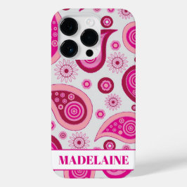Roze Meisje Modern Patroon Case-Mate iPhone 14 Pro Hoesje