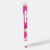 Roze Meisje Modern Patroon Case-Mate iPhone Case (Achterkant / Links)