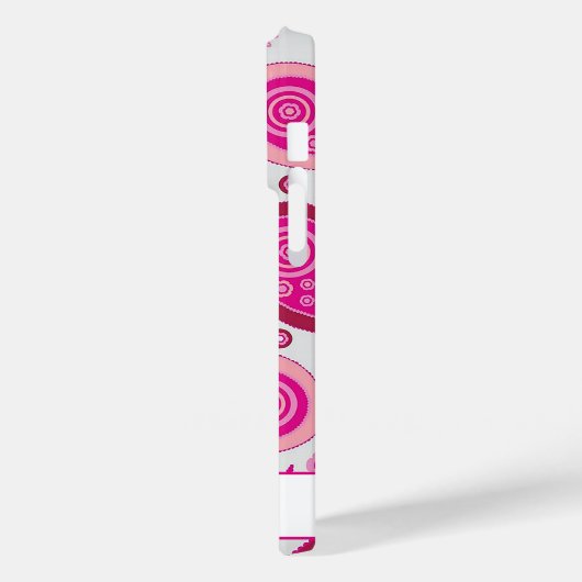 Roze Meisje Modern Patroon Case-Mate iPhone Case (Achterkant / Links)