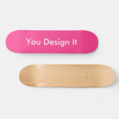 Roze meisje persoonlijk skateboard (Horizontaal)