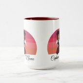 Roze Meisje Pirate Mok (Midden)