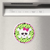 Roze Meisje Schedel Magneten Locker Magnet File Ca (Insitu (Vaatwasser))