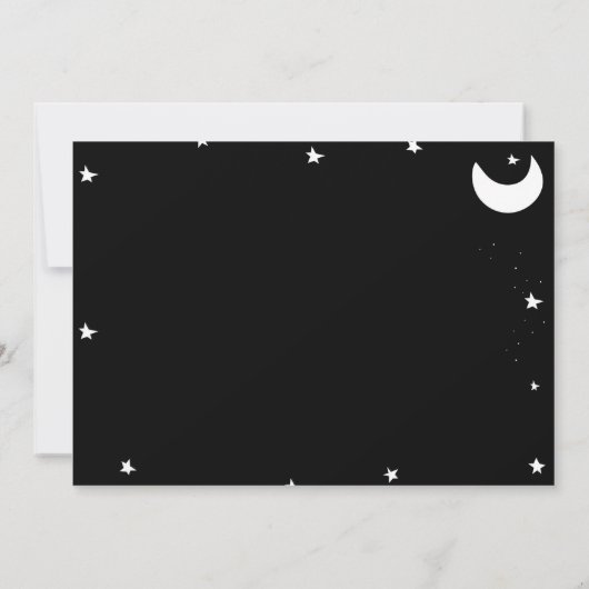 Roze Meisje Spook Verjaardag Foto Bedankt Kaart (Achterkant)