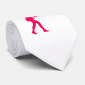 Roze meisje stropdas (Opgerold)