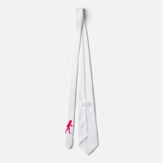 Roze meisje stropdas (Achterkant)