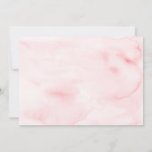 Roze Meisje Teddybeer 1e Verjaardag Bedankt (Achterkant)