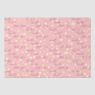 -roze meisje Twinkle Little Star Tissuepapier