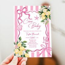 Roze Meisjes Citroen Ciao Baby Italiaanse Baby Sho