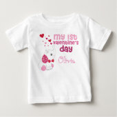  Roze Meisjes Eerste Valentijnsdag Aangepast (Voorkant)