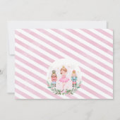 Roze meisjes Foto Suar Plum Fairy Birthday Kaart (Achterkant)