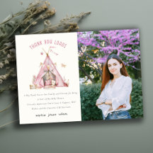 Roze Meisjes Tent Sleepover Slumber Foto Verjaarda