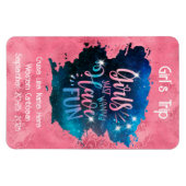 Roze meisjes willen gewoon een vun portier hebben magneet (Horizontaal)