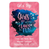 Roze meisjes willen gewoon een vun portier hebben magneet (Verticaal)