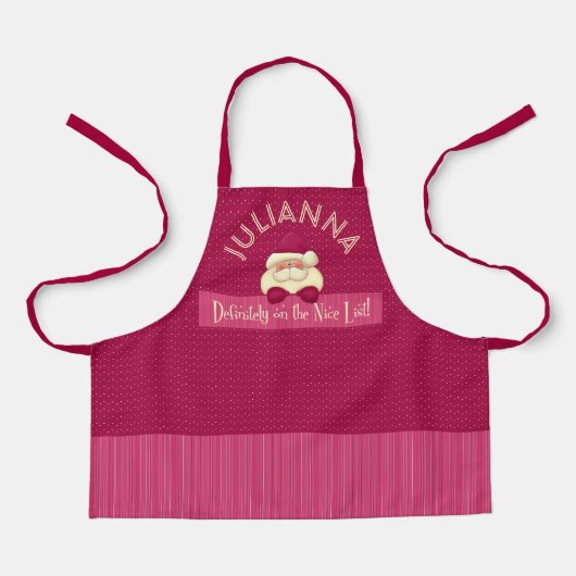 Roze meisjes zeker op de leuke lijst vakantie schort (Voorkant)