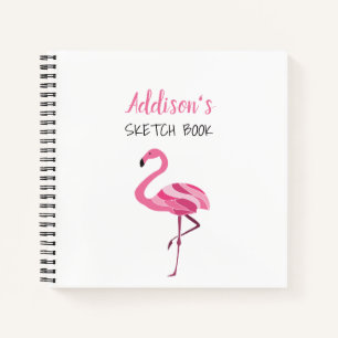 Roze Meisjesachtig Schetsboek Notitieboek