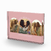 Roze meisjesachtige elegante boog multi foto beste (Rechts)