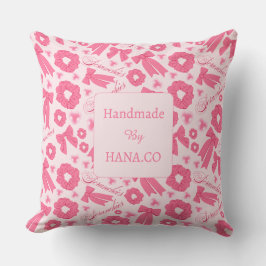 Roze Meisjesachtige Scrunchies Patroon Mooie Haar  Kussen