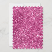 Roze Meisjesachtige Strepen Kaart (Achterkant)