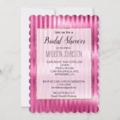 Roze Meisjesachtige Strepen Kaart (Voorkant)