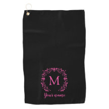 Roze meisjesmonogram met jouw naam