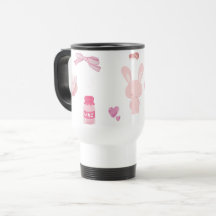 Roze Melk Konijn Cute Pastel Roze