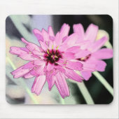 Roze melkbloem. Florale fotokunst. Muismat (Voorkant)