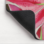 Roze melkbloem muismat (Hoek)