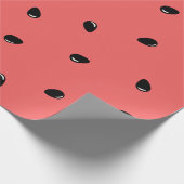 roze meloen cadeaupapier (Hoek)