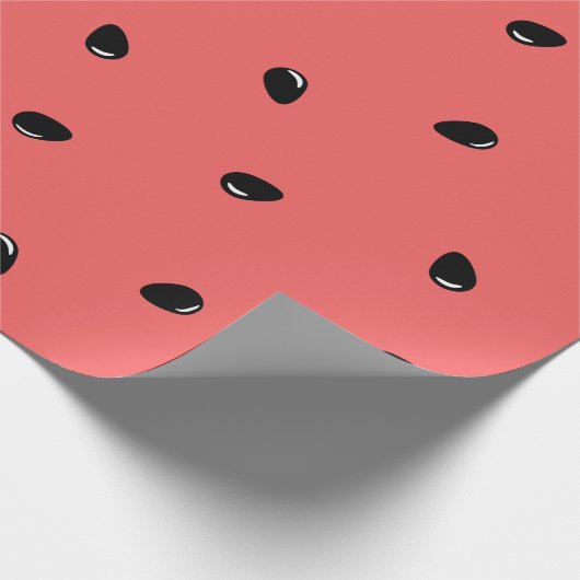 roze meloen cadeaupapier (Hoek)