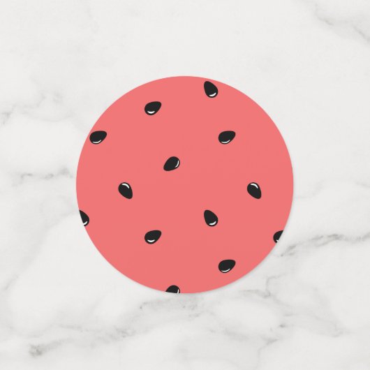 roze meloen confetti (Kleine voorkant)