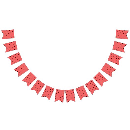 roze meloen vlaggetjes (Alle)