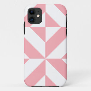 Roze Melon Geometric Deco Cube Patroon Case-Mate iPhone Case