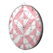 Roze Melon Geometric Deco Cube Patroon Dartbord (Voorkant Rechts)