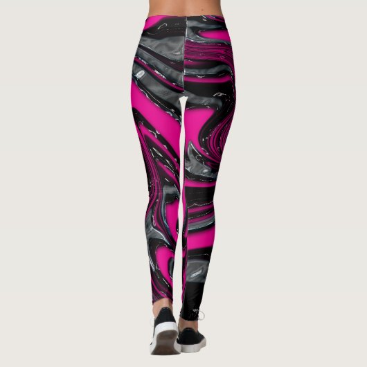 Roze Melter Leggings (Achterkant)