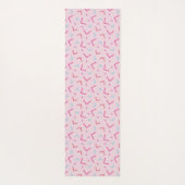 Roze Memphis Patroon Yoga Mat (Achterkant)