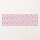 Roze Memphis Patroon Yoga Mat (Voorkant (horizontaal))