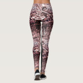 Roze mengsel leggings (Achterkant)