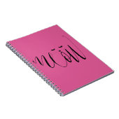 Roze Meow Kat Notitieboek (Rechterzijde)