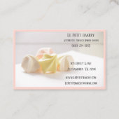 Roze Merengue Bakkerij Baker Pastry Bake Shop Chef Visitekaartje (Voorkant)