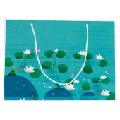 Roze Mermaid Gift Bag Groot Cadeauzakje (Achterkant)