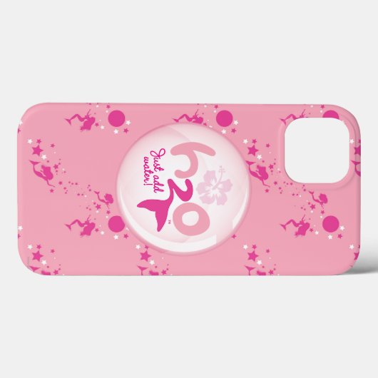 Roze Mermaid Pattern Case-Mate iPhone Case (Achterkant (horizontaal))