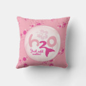 Roze Mermaid Pattern Kussen (Achterkant)